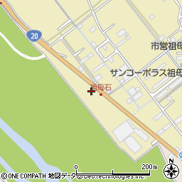 山梨県韮崎市下祖母石2123-1周辺の地図