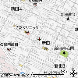 有限会社日乃出ドライ　新田店周辺の地図