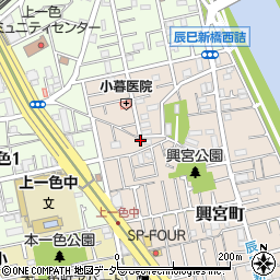 東京都江戸川区興宮町15-11周辺の地図