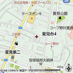 千葉県船橋市夏見台周辺の地図