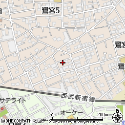 東京都中野区鷺宮4丁目21 7の地図 住所一覧検索 地図マピオン