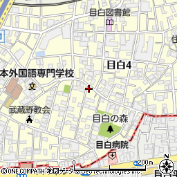 東京都豊島区目白4丁目10-14周辺の地図