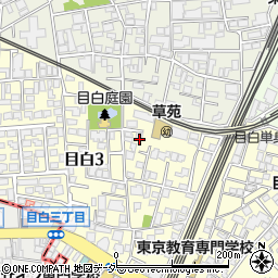 東京都豊島区目白3丁目18周辺の地図