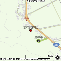 志布比神社周辺の地図