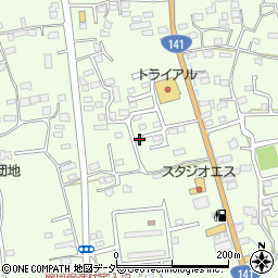 山梨県韮崎市藤井町北下條1522-6周辺の地図