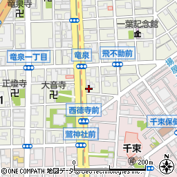 松竹周辺の地図