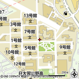 日本大学理工学部船橋校舎　学生課周辺の地図