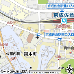 日本生命佐倉支部周辺の地図