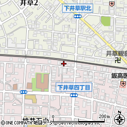 浜屋クリーニング商会下井草支店周辺の地図