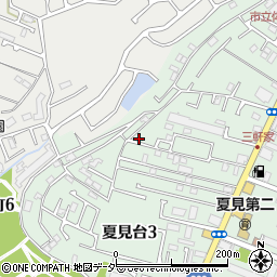 千葉県船橋市夏見台3丁目25-2周辺の地図