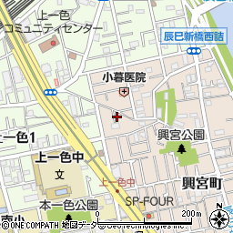 東京都江戸川区興宮町15-8周辺の地図