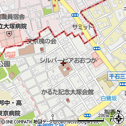 東京都文京区大塚4丁目周辺の地図