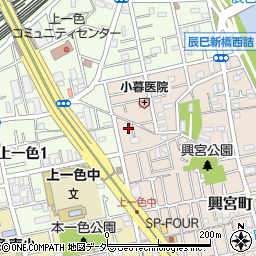 東京都江戸川区興宮町15-7周辺の地図