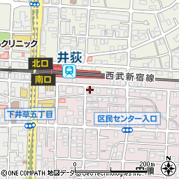 キャッスルシティ井荻駅前周辺の地図