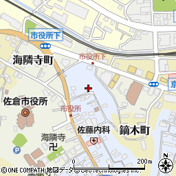 千葉県佐倉市並木町64周辺の地図