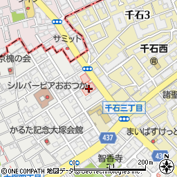 東京健生病院　入院棟周辺の地図