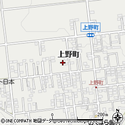 千葉県銚子市上野町周辺の地図