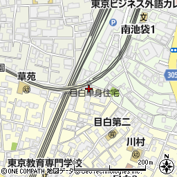 東京都豊島区目白2丁目27-12周辺の地図