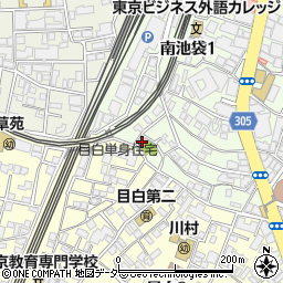 東京都豊島区南池袋1丁目4-5周辺の地図