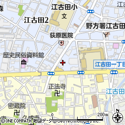 東京都中野区江古田2丁目10-11周辺の地図