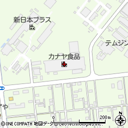 株式会社カナヤ食品　千葉旭工場周辺の地図