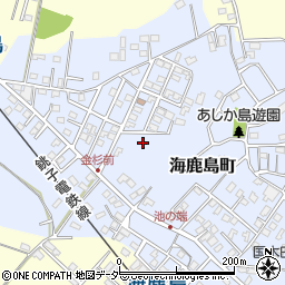 千葉県銚子市海鹿島町周辺の地図