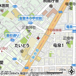 アシスト薬局入谷店周辺の地図