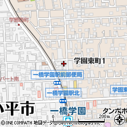 どん八 一橋学園駅前店周辺の地図