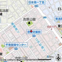東京都台東区千束4丁目周辺の地図