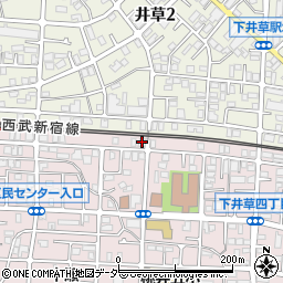 パルクベール下井草周辺の地図