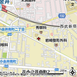 花小金井南公民館周辺の地図