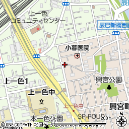 東京都江戸川区興宮町15-6周辺の地図