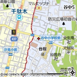 平井履物店周辺の地図