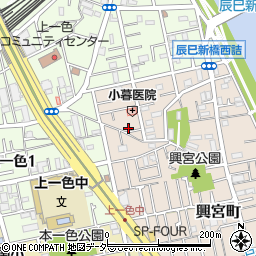東京都江戸川区興宮町16-20周辺の地図