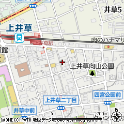 タイムズ上井草第４駐車場周辺の地図