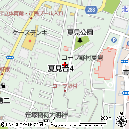 千葉県船橋市夏見台4丁目11-7周辺の地図