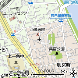 東京都江戸川区興宮町16-15周辺の地図