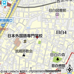 東京都豊島区目白5丁目22-1周辺の地図
