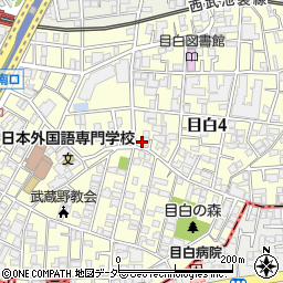 東京都豊島区目白4丁目13-5周辺の地図