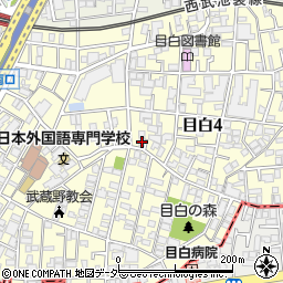 東京都豊島区目白4丁目13-4周辺の地図