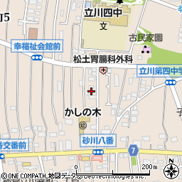 東京都立川市幸町周辺の地図