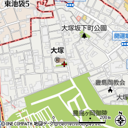 大塚児童遊園周辺の地図