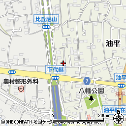 東京都あきる野市油平166-7周辺の地図