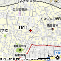 東京都豊島区目白4丁目15-16周辺の地図
