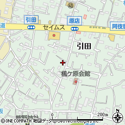東京都あきる野市引田590-13周辺の地図