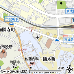 博全社ウィズモア佐倉周辺の地図
