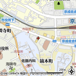 千葉トヨペット佐倉店周辺の地図