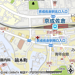 佐倉中央病院（愛信会）周辺の地図