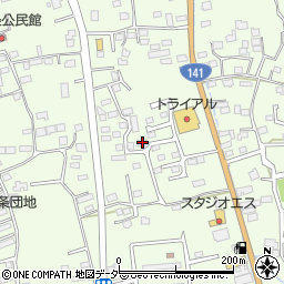 山梨県韮崎市藤井町北下條1553周辺の地図