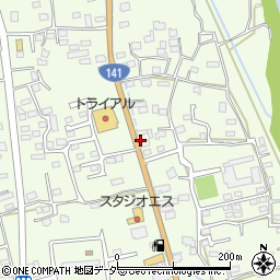 山梨県韮崎市藤井町北下條1283周辺の地図